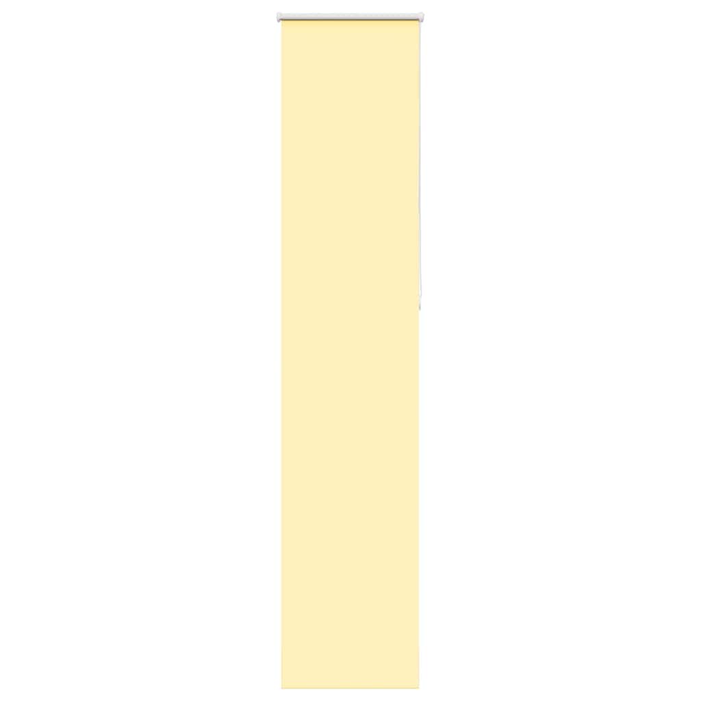 vidaXL Roleta zaciemniająca Żółta 50x210 cm Szerokość tkaniny 45,7 cm
