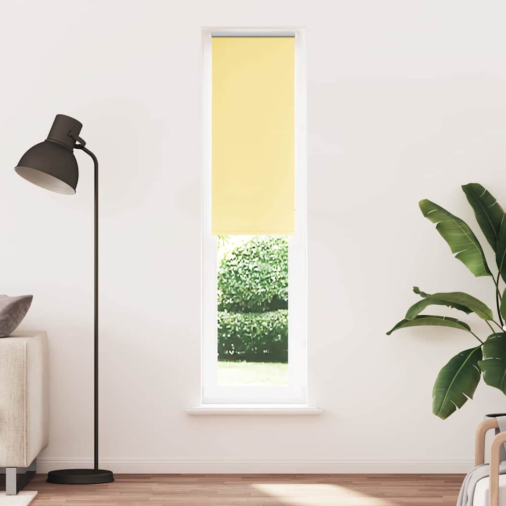 vidaXL Roleta zaciemniająca Żółta 50x210 cm Szerokość tkaniny 45,7 cm