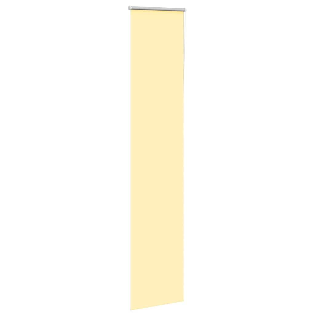vidaXL Roleta zaciemniająca Żółta 50x210 cm Szerokość tkaniny 45,7 cm