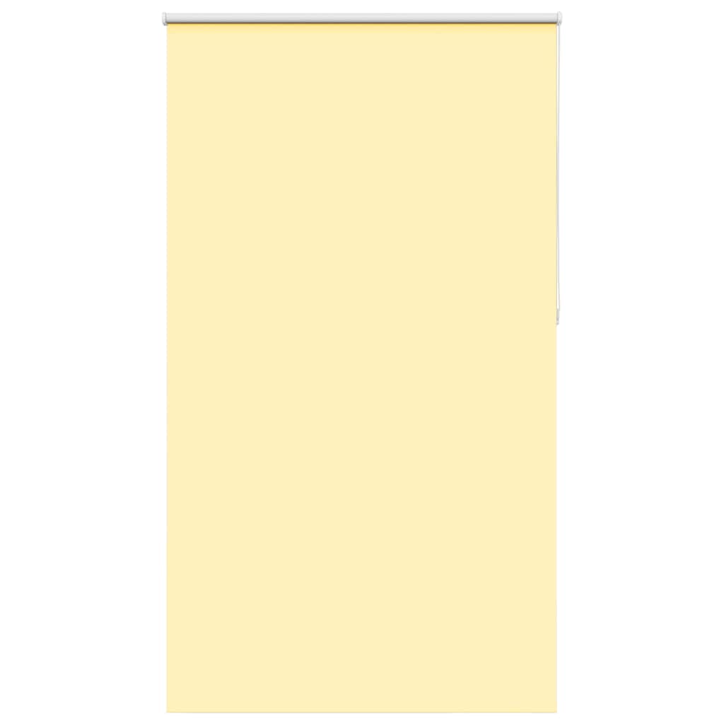 vidaXL Roleta zaciemniająca Żółta 125x210 cm Szerokość tkaniny 121,6cm