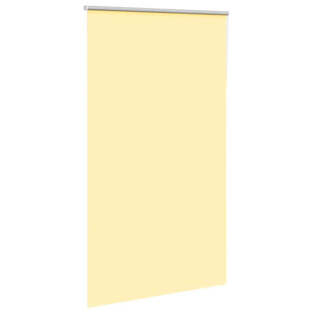 vidaXL Roleta zaciemniająca Żółta 135x210 cm Szerokość tkaniny 131,6cm