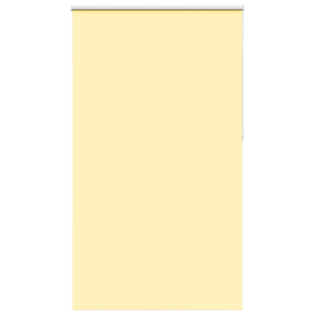 vidaXL Roleta zaciemniająca Żółta 140x210 cm Szerokość tkaniny 136,6cm