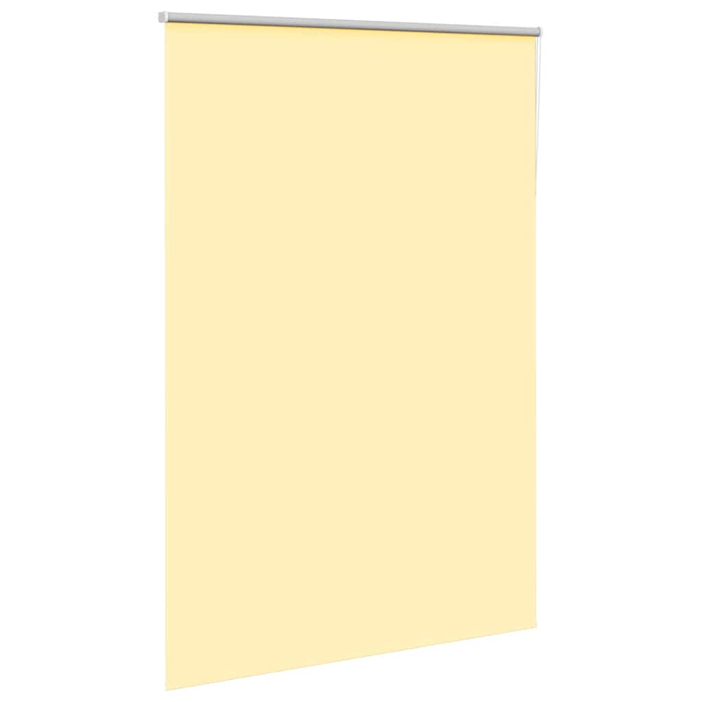 vidaXL Roleta zaciemniająca Żółta 150x210 cm Szerokość tkaniny 146,6cm