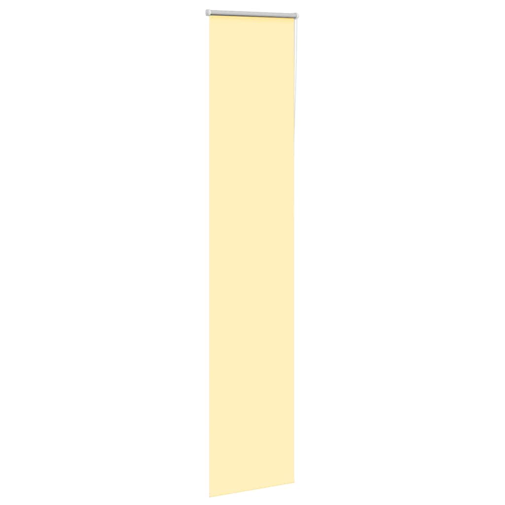 vidaXL Roleta zaciemniająca Żółta 40x230 cm Szerokość tkaniny 35,7 cm