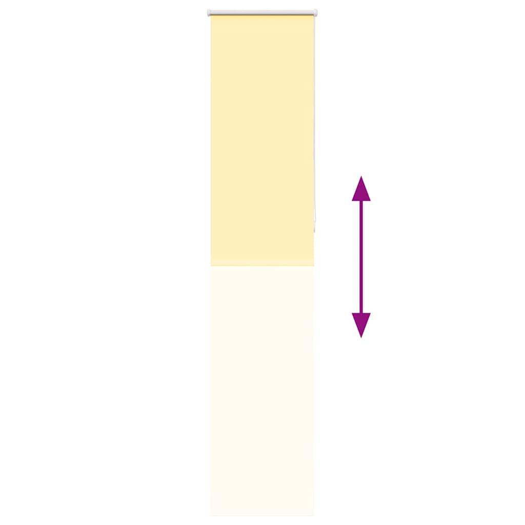 vidaXL Roleta zaciemniająca Żółta 40x230 cm Szerokość tkaniny 35,7 cm