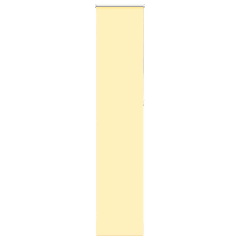 vidaXL Roleta zaciemniająca Żółta 55x230 cm Szerokość tkaniny 50,7 cm