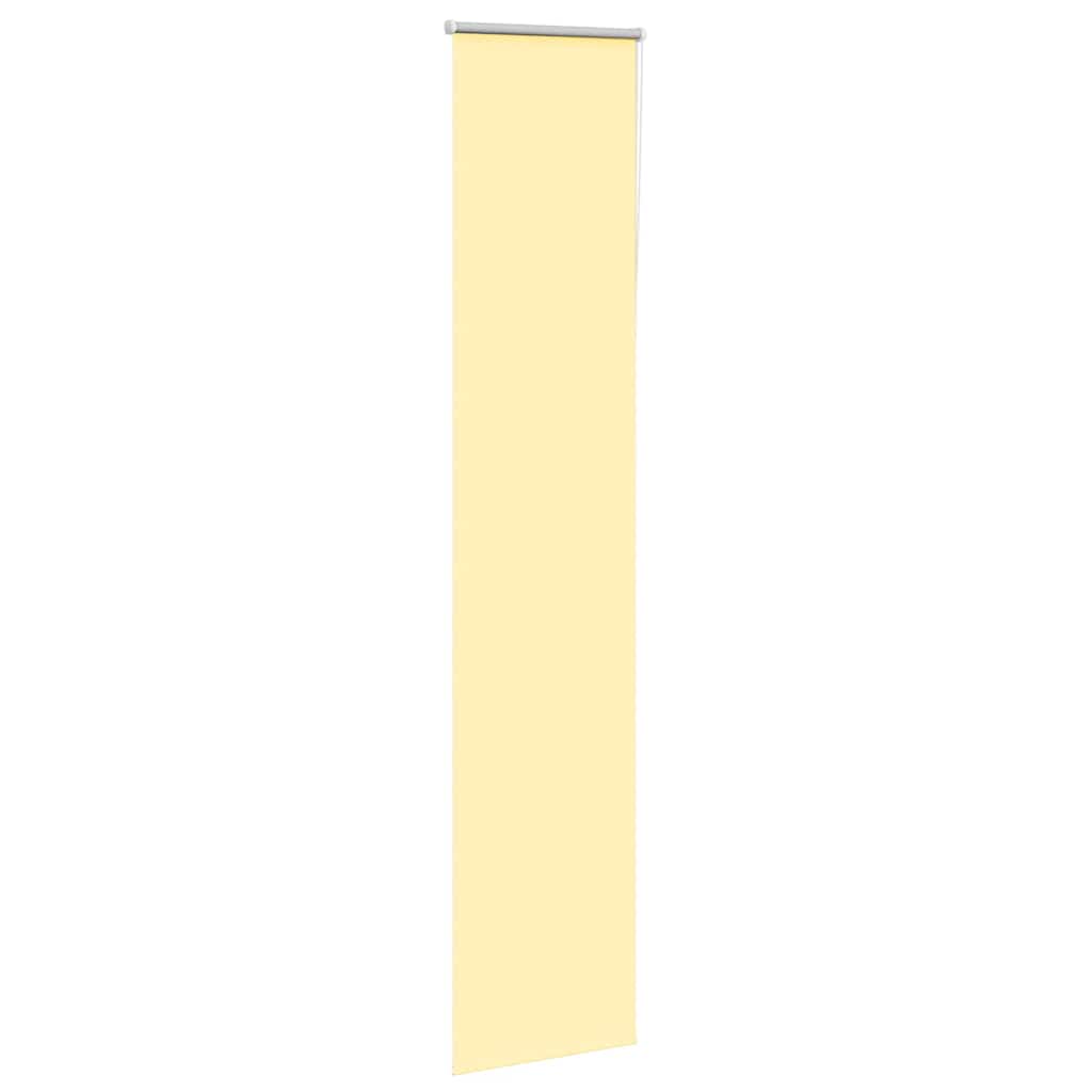 vidaXL Roleta zaciemniająca Żółta 60x230 cm Szerokość tkaniny 55,7 cm