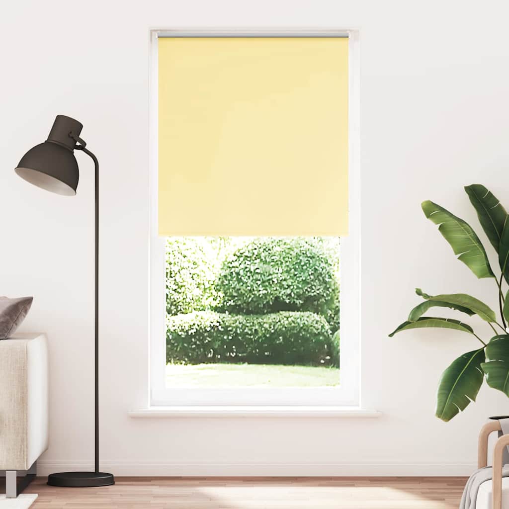 vidaXL Roleta zaciemniająca Żółta 115x230 cm Szerokość tkaniny 110,7cm