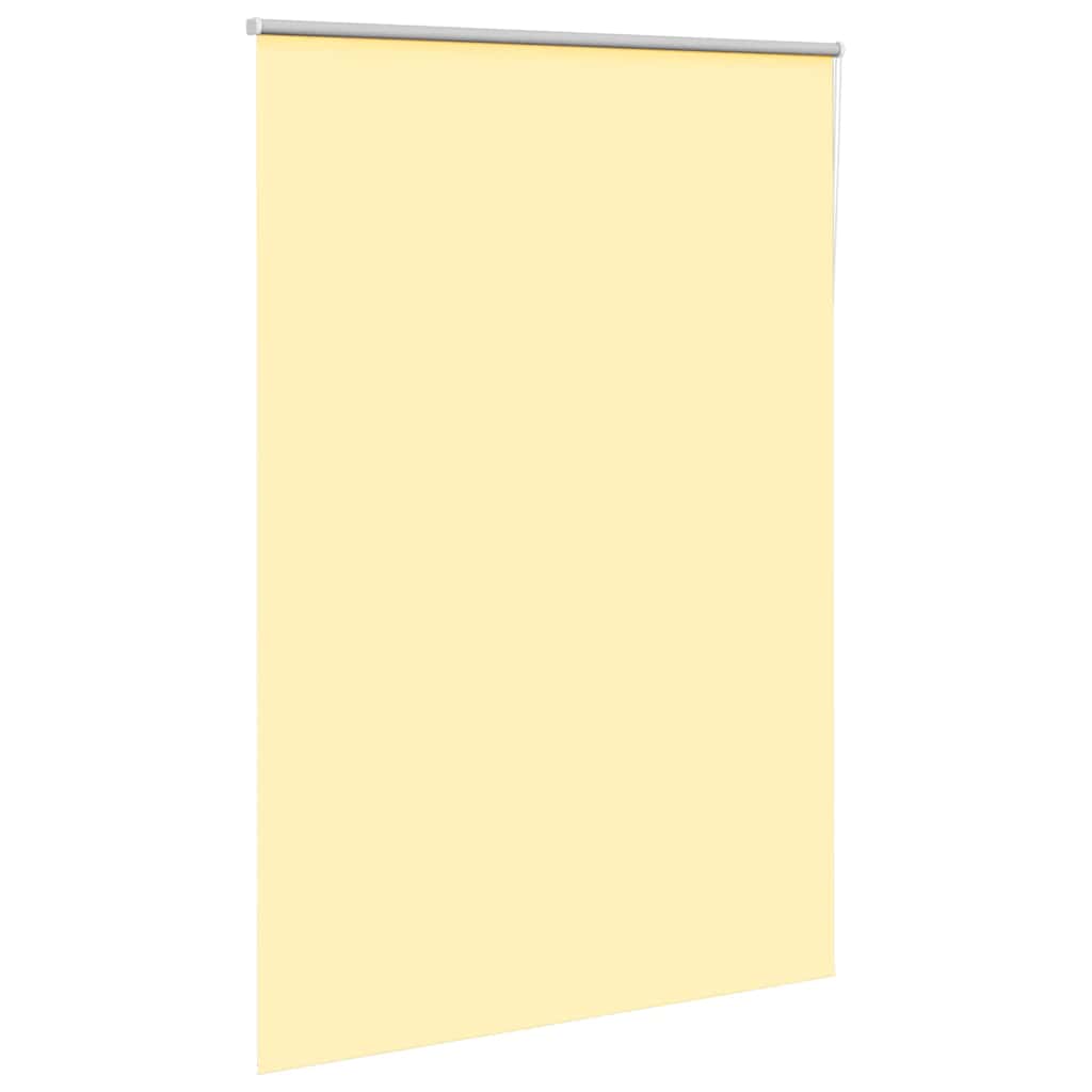vidaXL Roleta zaciemniająca Żółta 150x230 cm Szerokość tkaniny 146,6cm