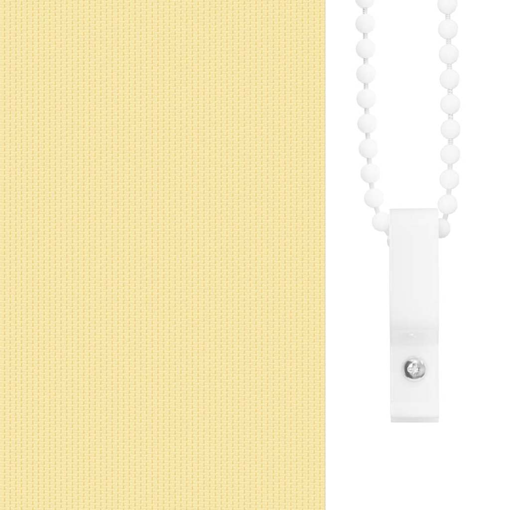 vidaXL Roleta zaciemniająca Żółta 150x230 cm Szerokość tkaniny 146,6cm