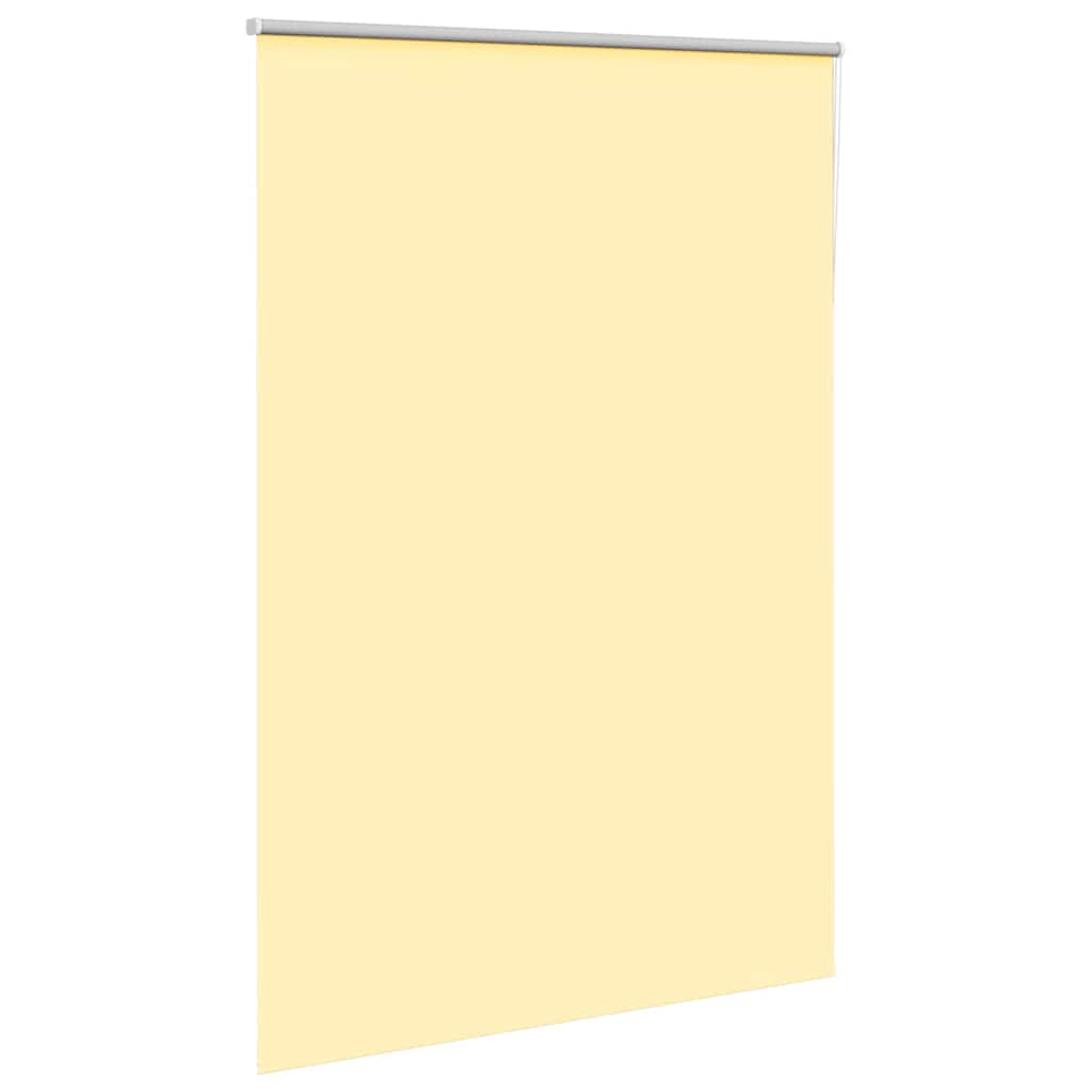 vidaXL Roleta zaciemniająca Żółta 155x230 cm Szerokość tkaniny 151,6cm