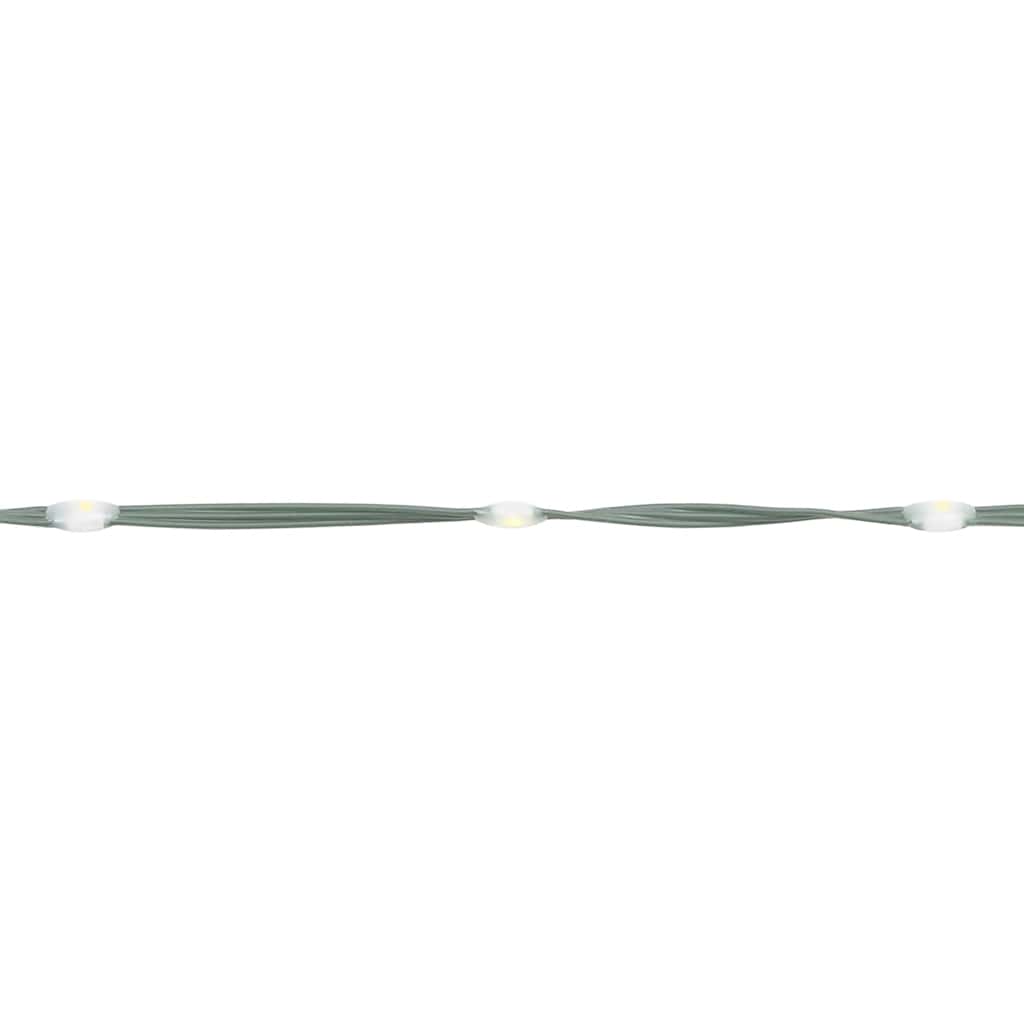 vidaXL LED Choinka Bożonarodzeniowa z Kolcami 220 LED Ciepła Biała 180 cm