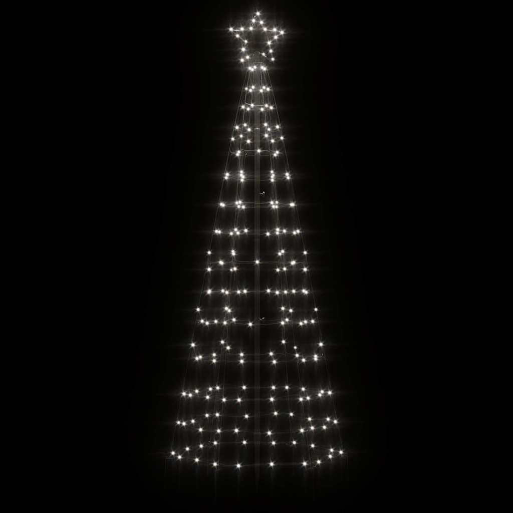 vidaXL LED Choinka Bożonarodzeniowa z gwoździami 220 LED zimna biel 180 cm