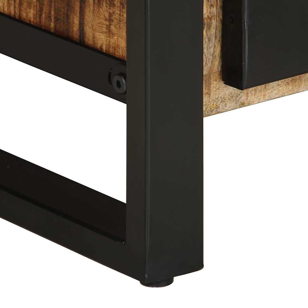 vidaXL Stolik kawowy, 90x50x36 cm, surowe lite drewno mango