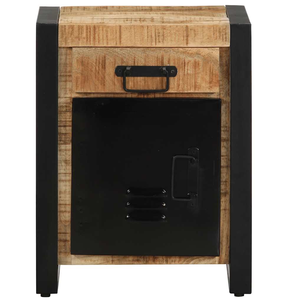 vidaXL Szafka nocna, 40x30x50 cm, lite, surowe drewno mango