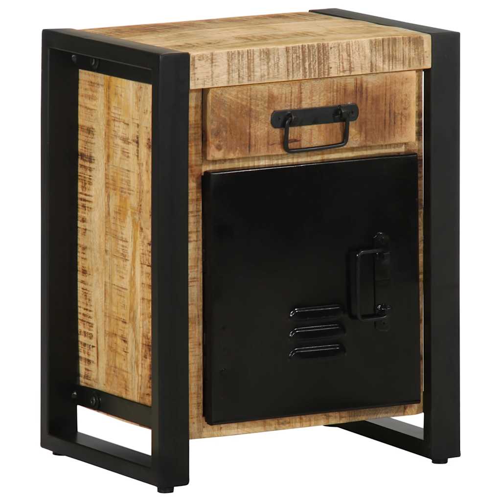 vidaXL Szafka nocna, 40x30x50 cm, lite, surowe drewno mango