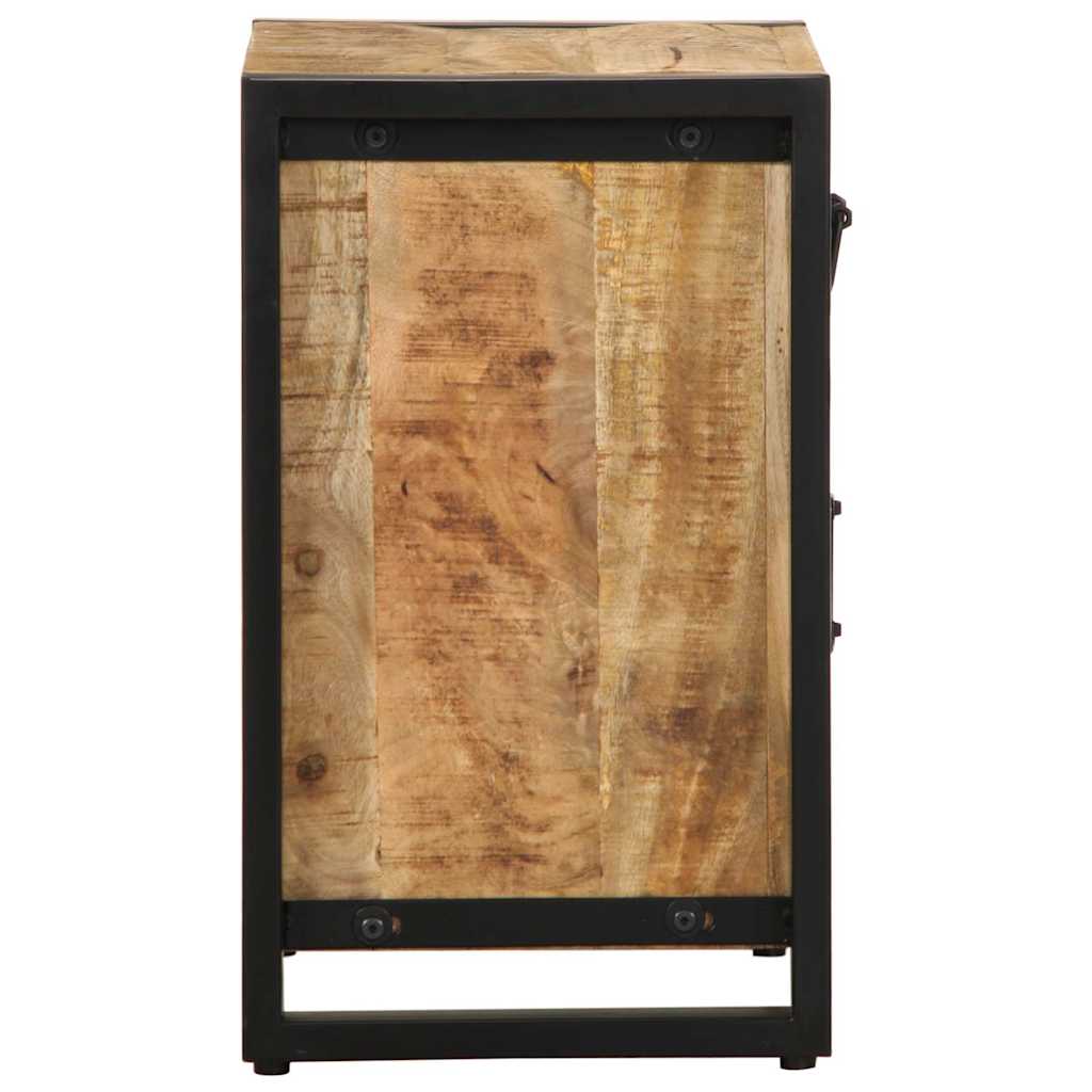 vidaXL Szafka nocna, 40x30x50 cm, lite, surowe drewno mango