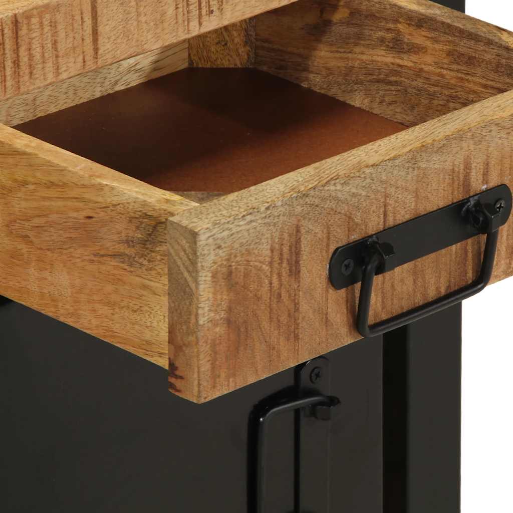 vidaXL Szafka nocna, 40x30x50 cm, lite, surowe drewno mango