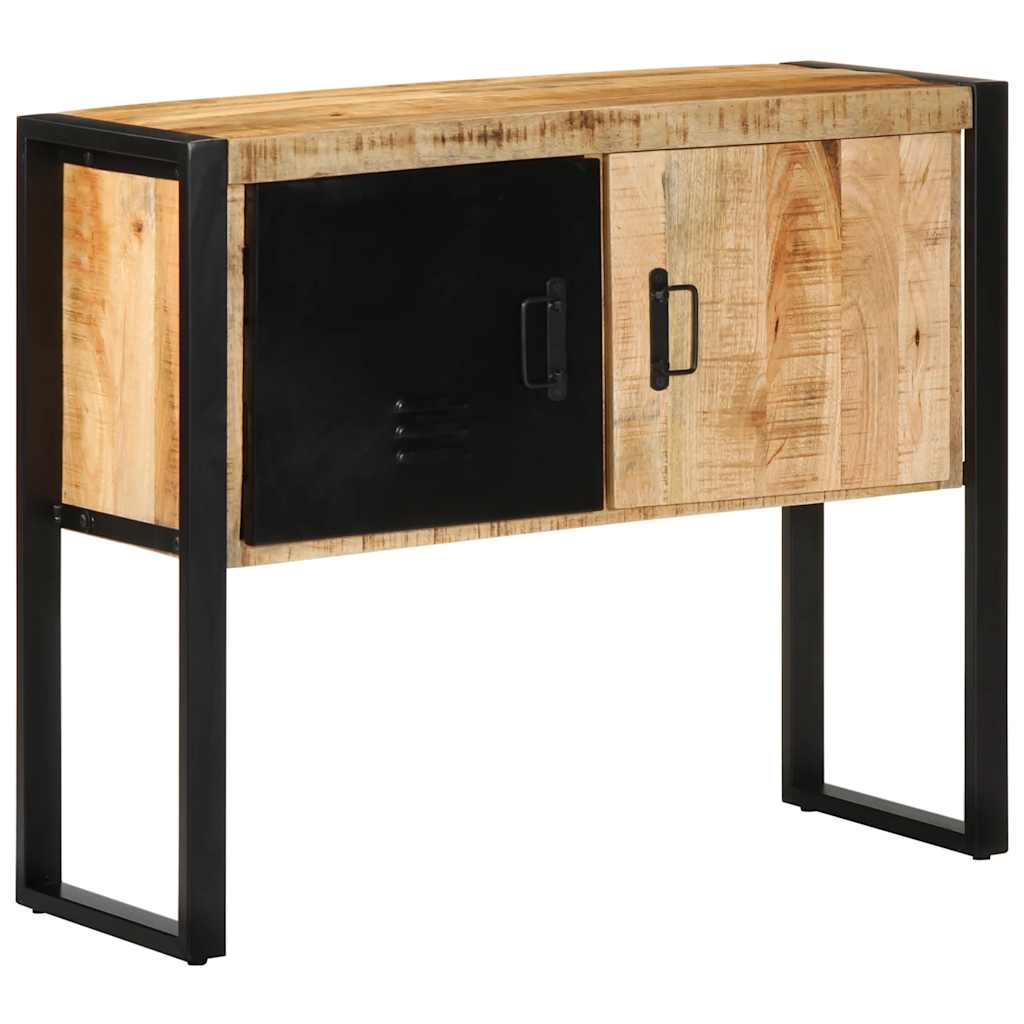 vidaXL Szafka konsolowa, 90x35x75 cm, surowe drewno mango