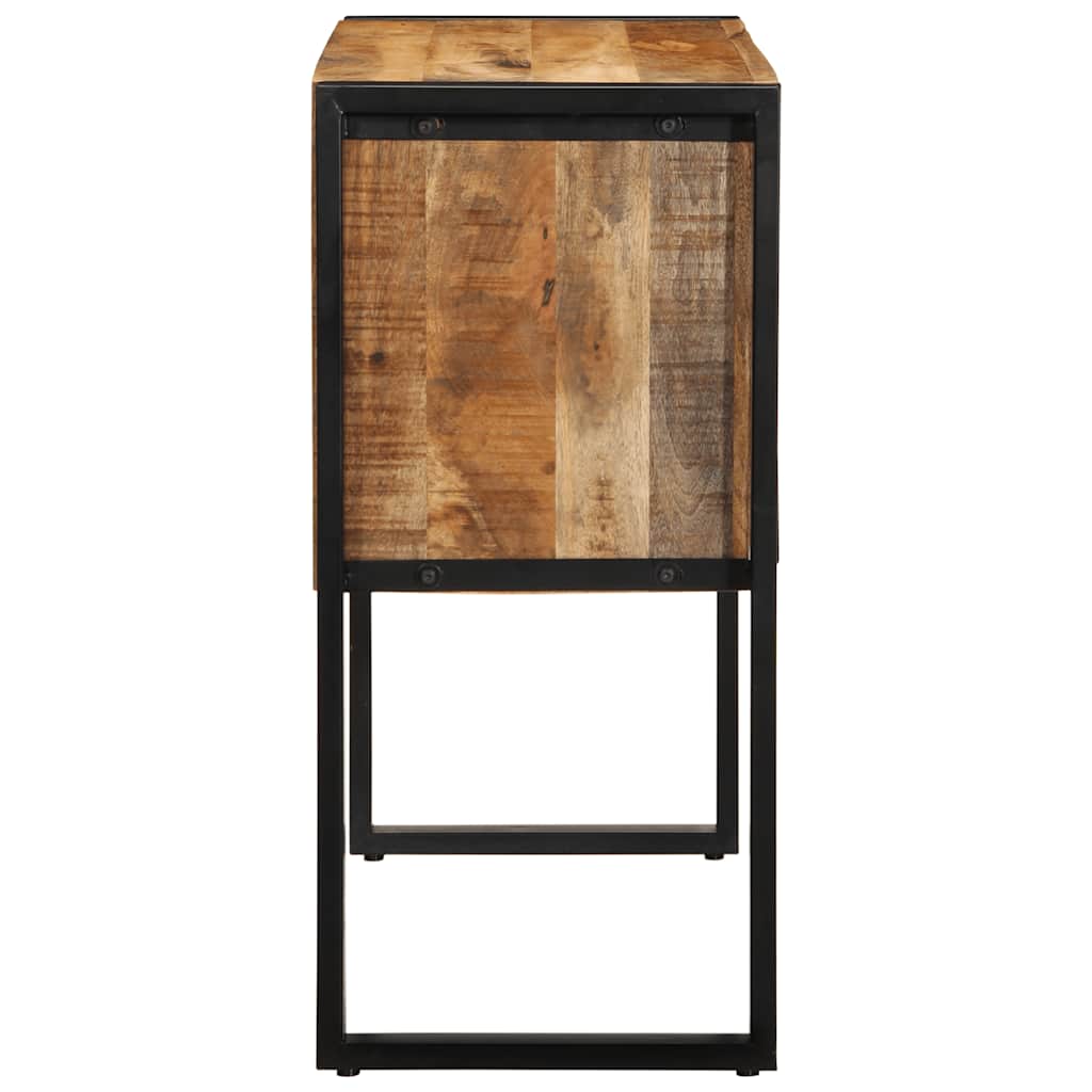 vidaXL Szafka konsolowa, 90x35x75 cm, surowe drewno mango