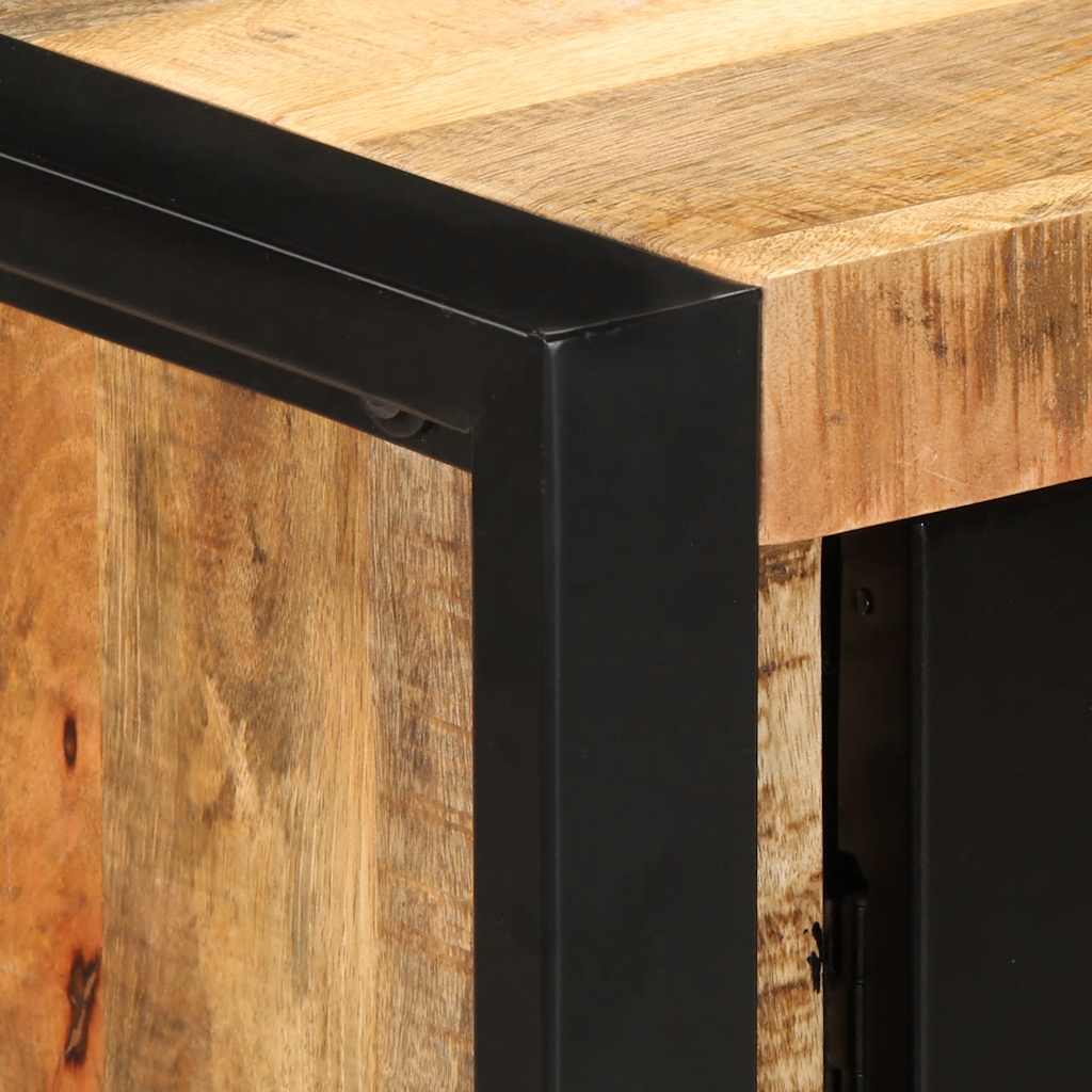 vidaXL Szafka konsolowa, 90x35x75 cm, surowe drewno mango