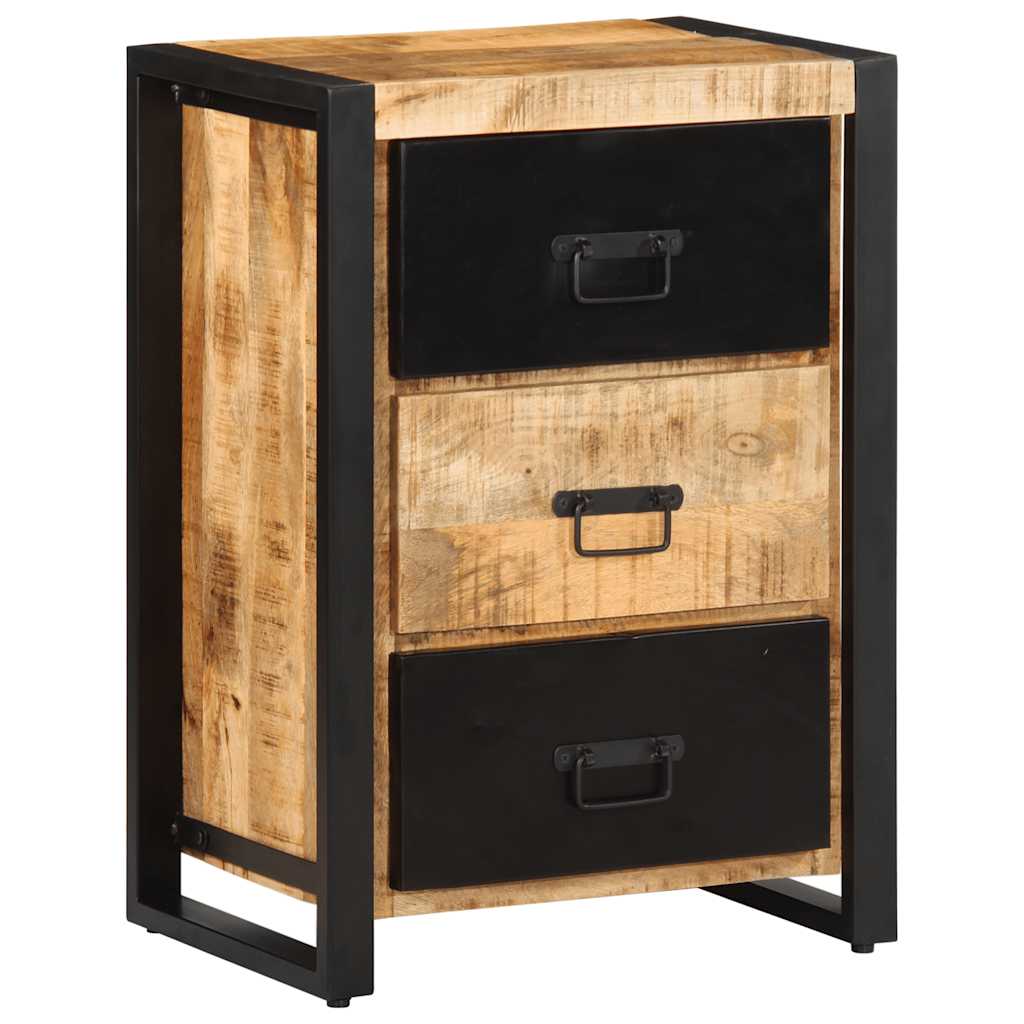 vidaXL Szafka z szufladami, 50x35x70 cm, lite surowe drewno mango