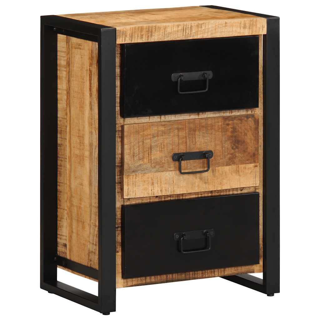 vidaXL Szafka z szufladami, 50x35x70 cm, lite surowe drewno mango