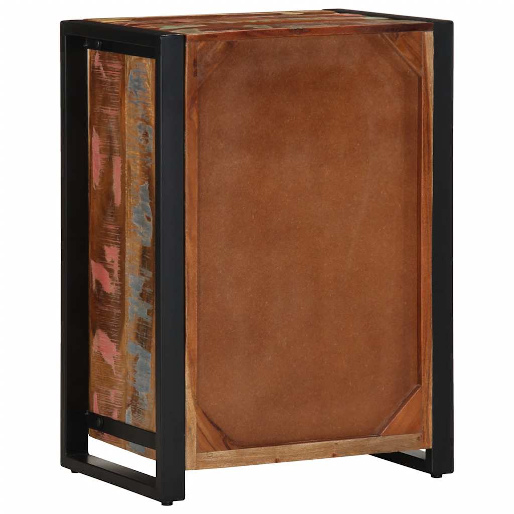 vidaXL Szafka z szufladami wielokolorowa 50x35x70 cm, lite drewno z odzysku