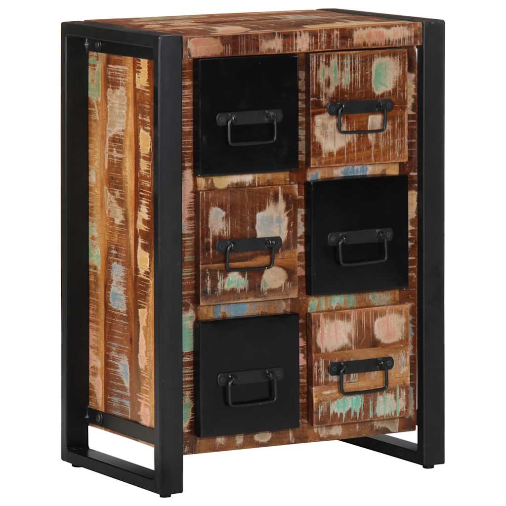 vidaXL Komoda 50x35x70 cm Drewno lite odzyskane