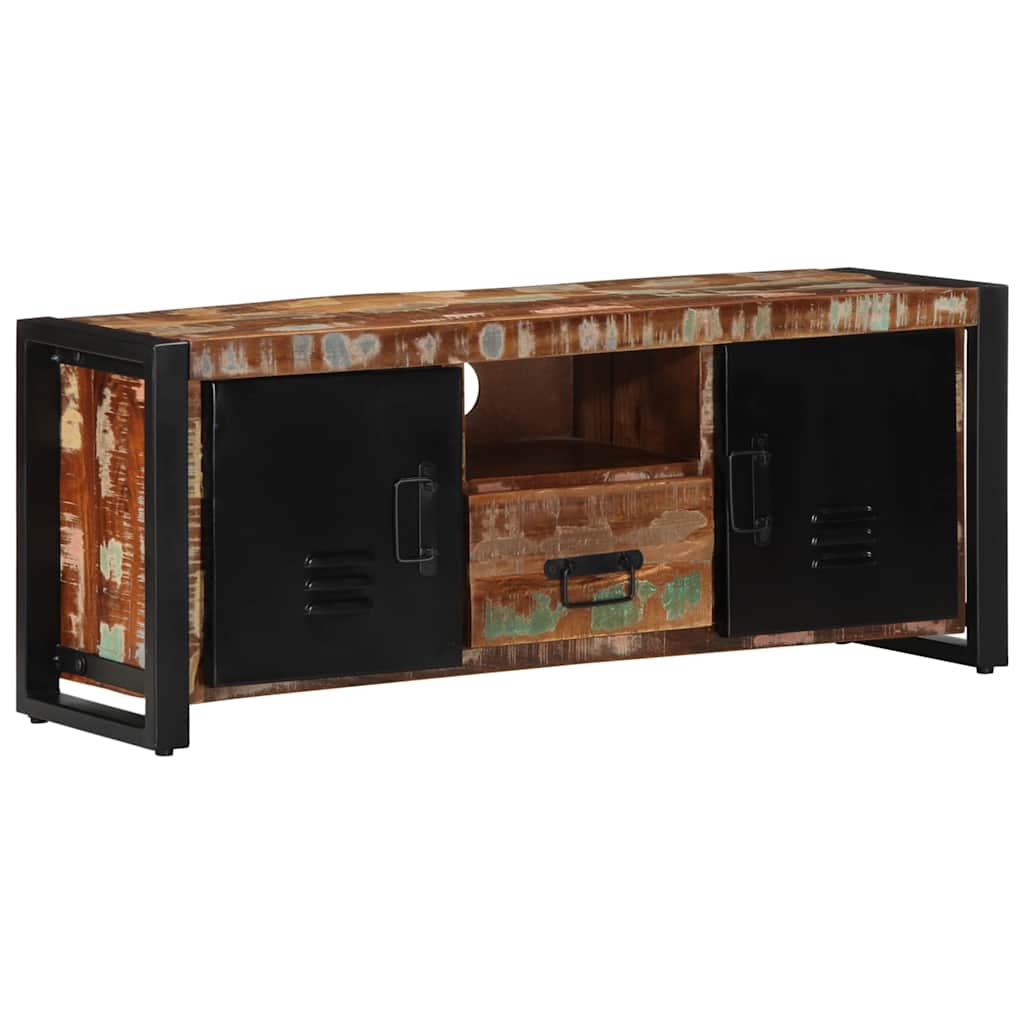 vidaXL Szafka RTV 100x30x40 cm Drewno lite odzyskane