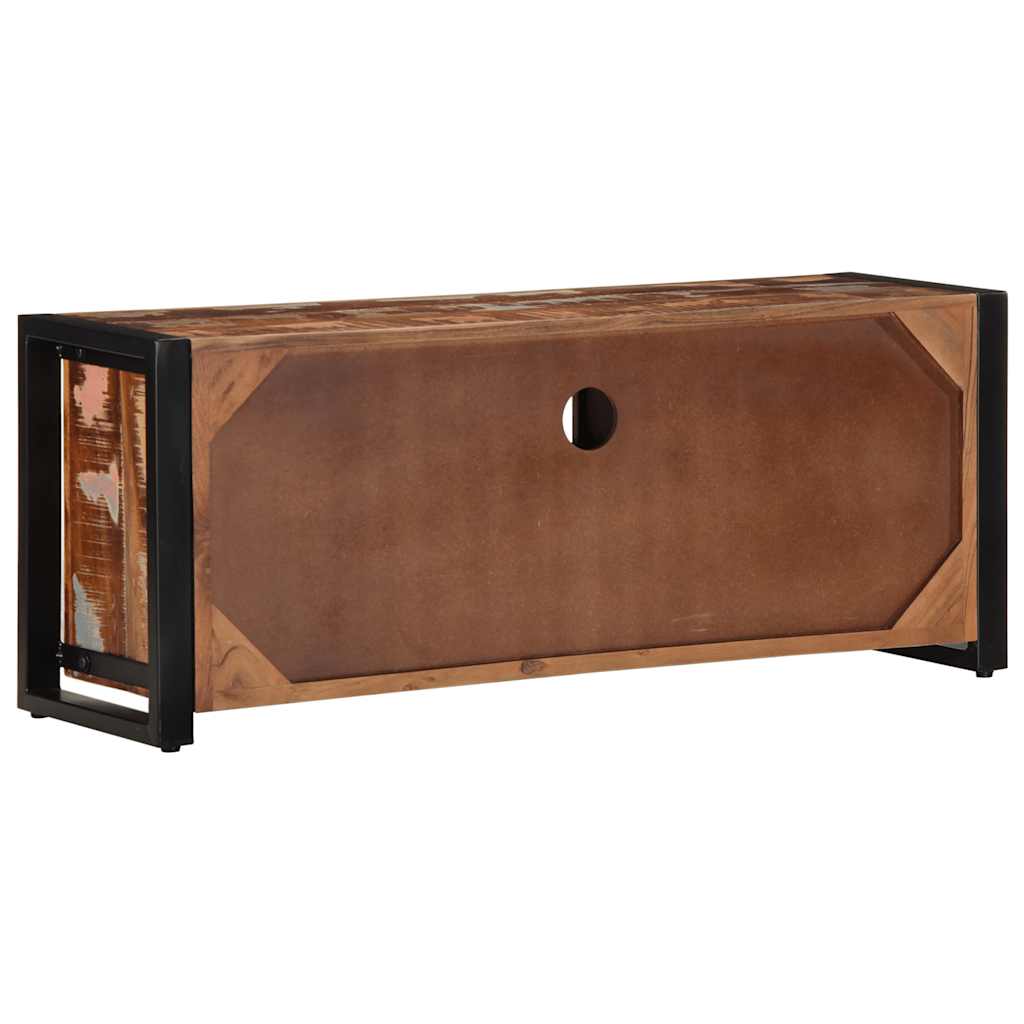 vidaXL Szafka RTV 100x30x40 cm Drewno lite odzyskane