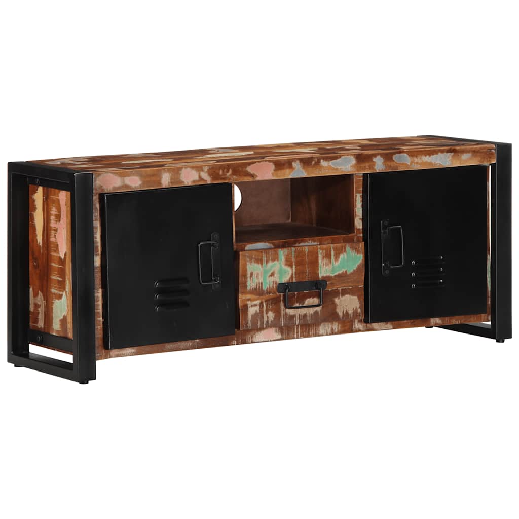 vidaXL Szafka RTV 100x30x40 cm Drewno lite odzyskane