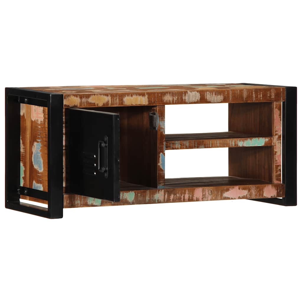 vidaXL Szafka RTV 80x30x35 cm Drewno lite odzyskane