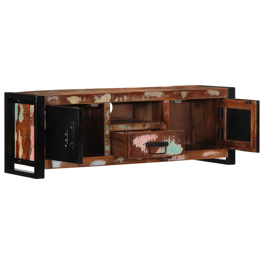 vidaXL Szafka RTV 100x30x35 cm Drewno lite odzyskane