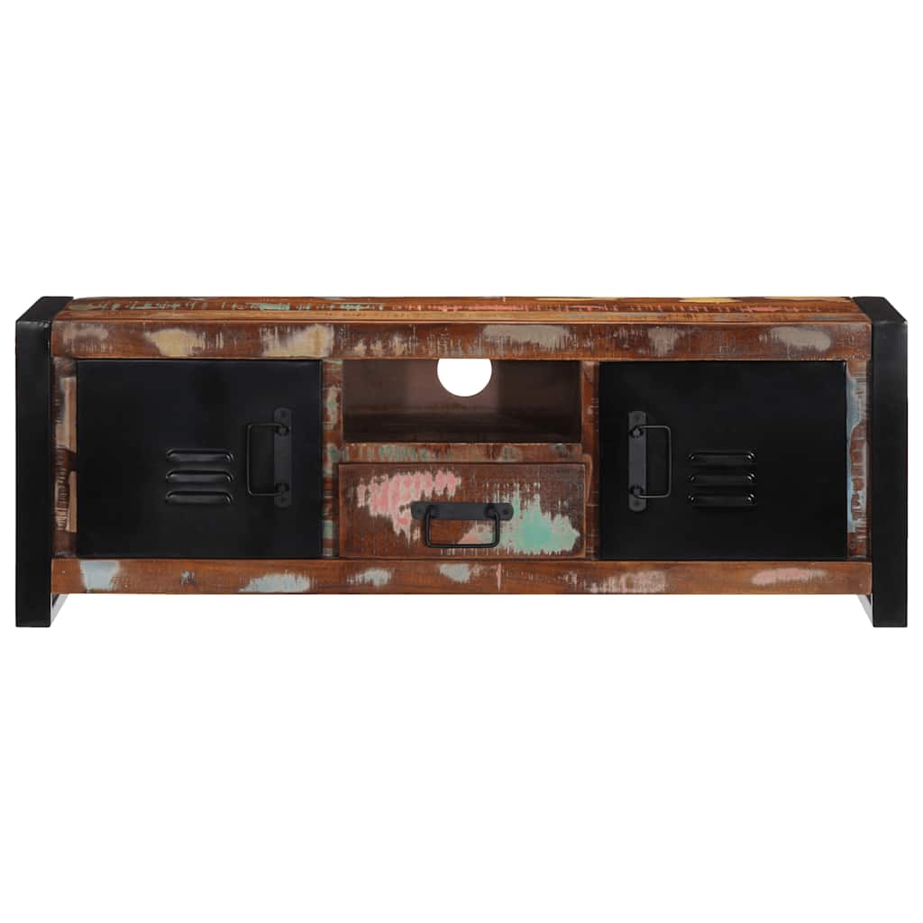 vidaXL Szafka RTV 100x30x35 cm Drewno lite odzyskane