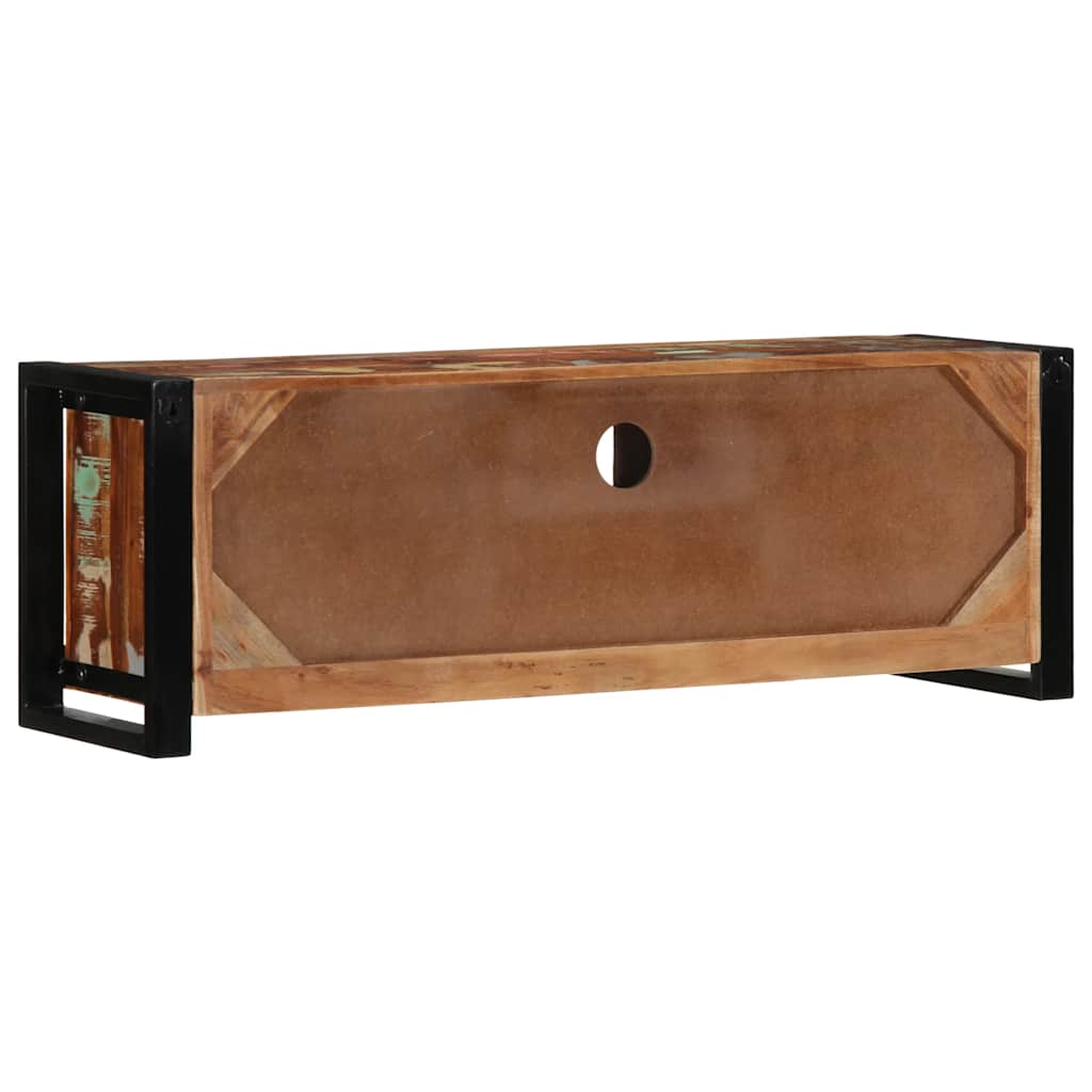 vidaXL Szafka RTV 100x30x35 cm Drewno lite odzyskane