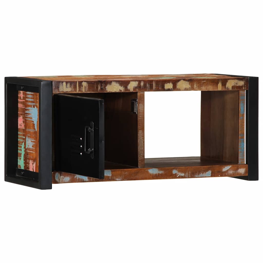 vidaXL Szafka RTV 80x30x35 cm Drewno lite odzyskane
