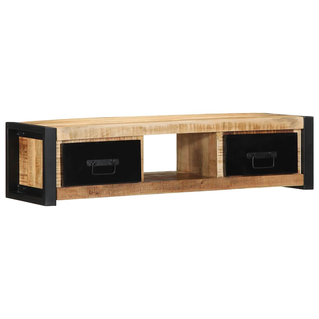 vidaXL Szafka RTV 100x30x25 cm lite drewno surowe mango