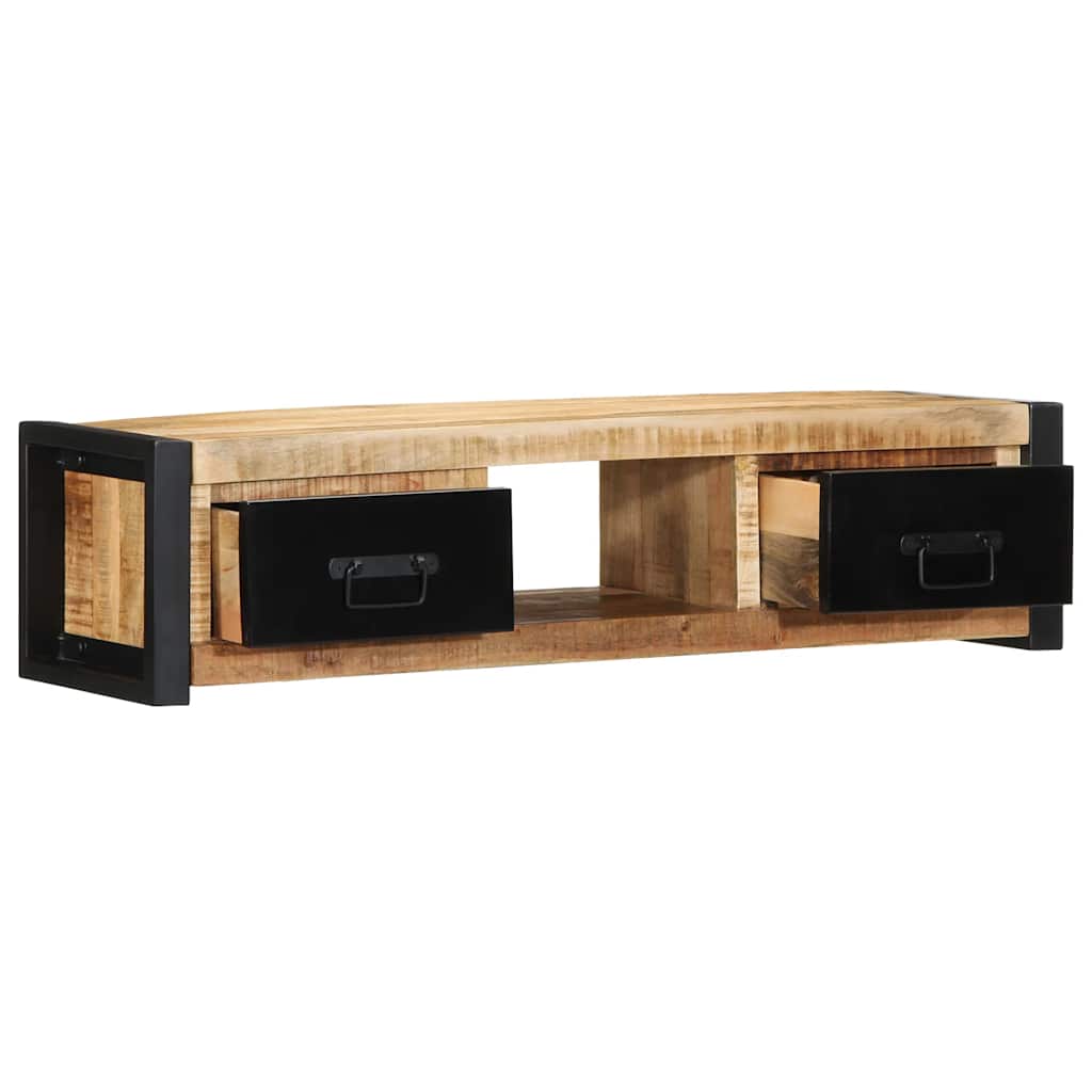 vidaXL Szafka RTV 100x30x25 cm lite drewno surowe mango