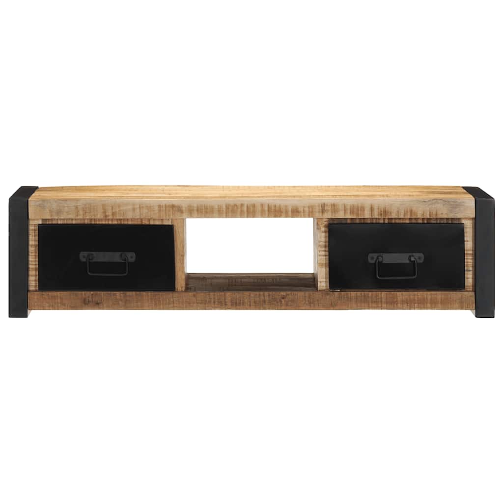 vidaXL Szafka RTV 100x30x25 cm lite drewno surowe mango
