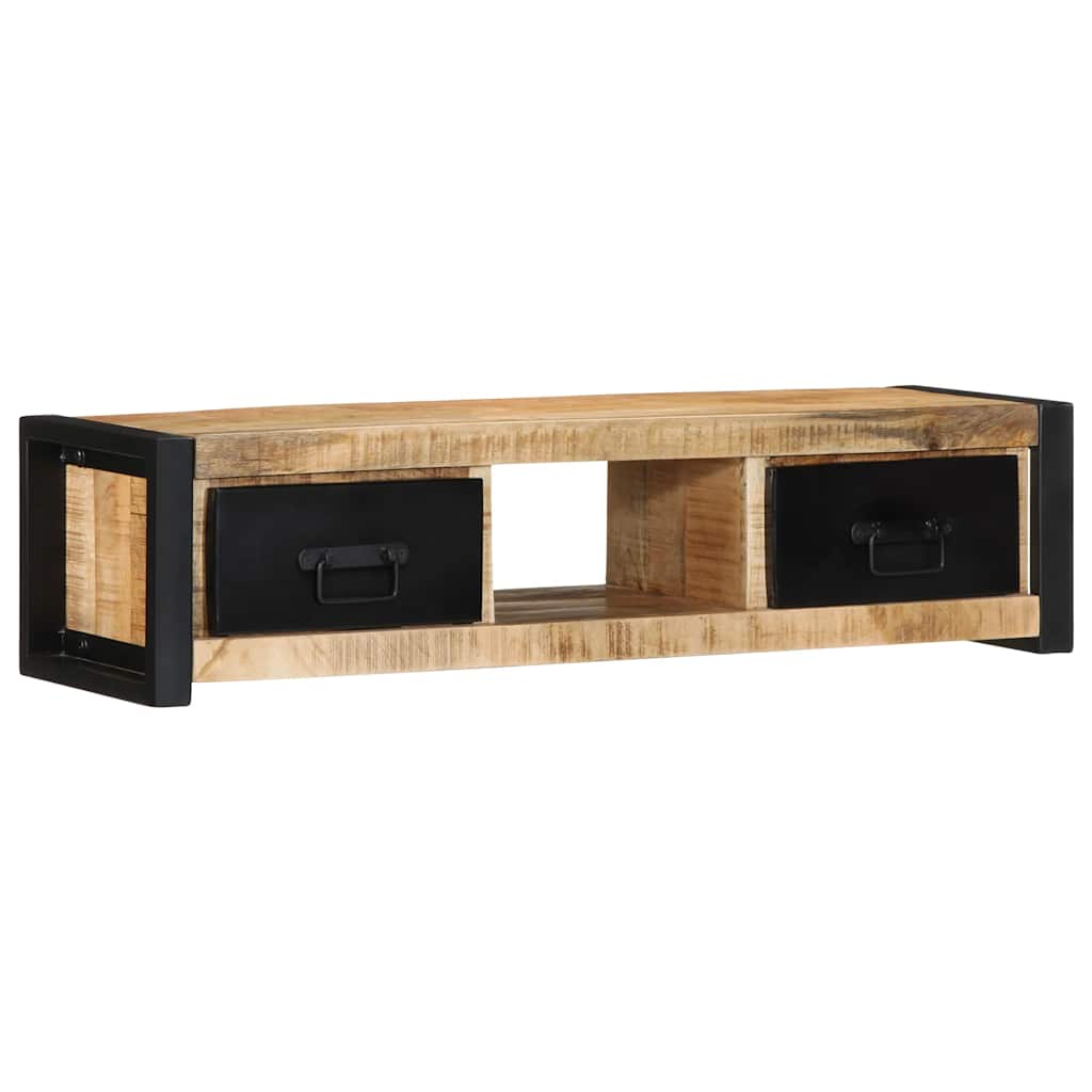 vidaXL Szafka RTV 100x30x25 cm lite drewno surowe mango