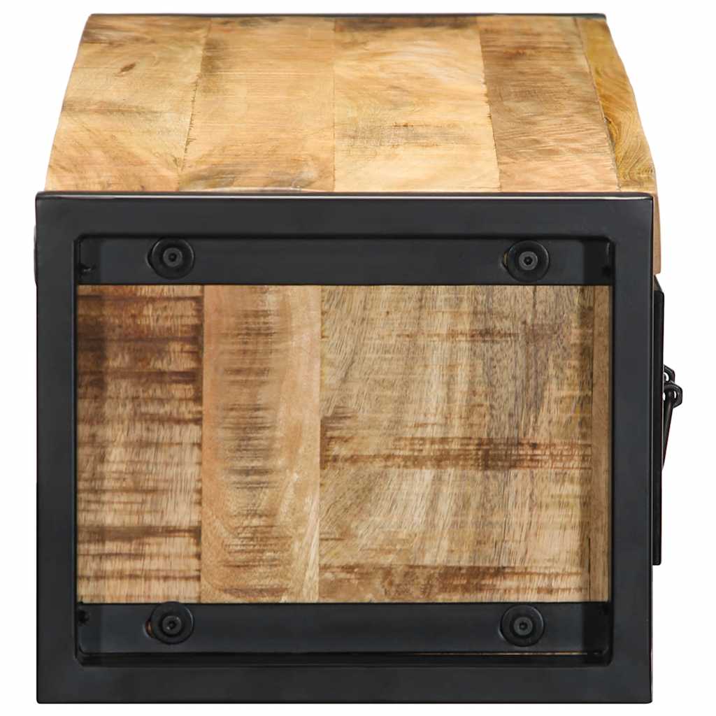 vidaXL Szafka RTV 100x30x25 cm lite drewno surowe mango