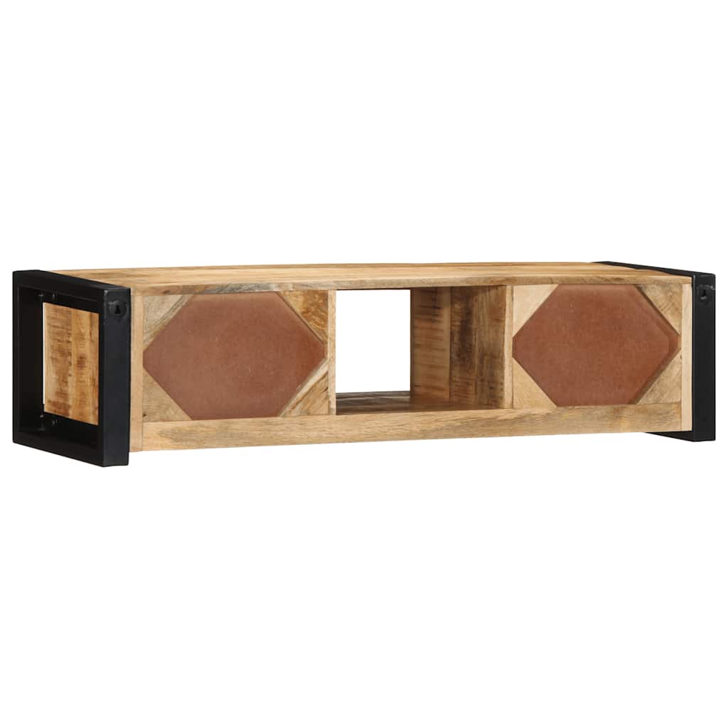 vidaXL Szafka RTV 100x30x25 cm lite drewno surowe mango