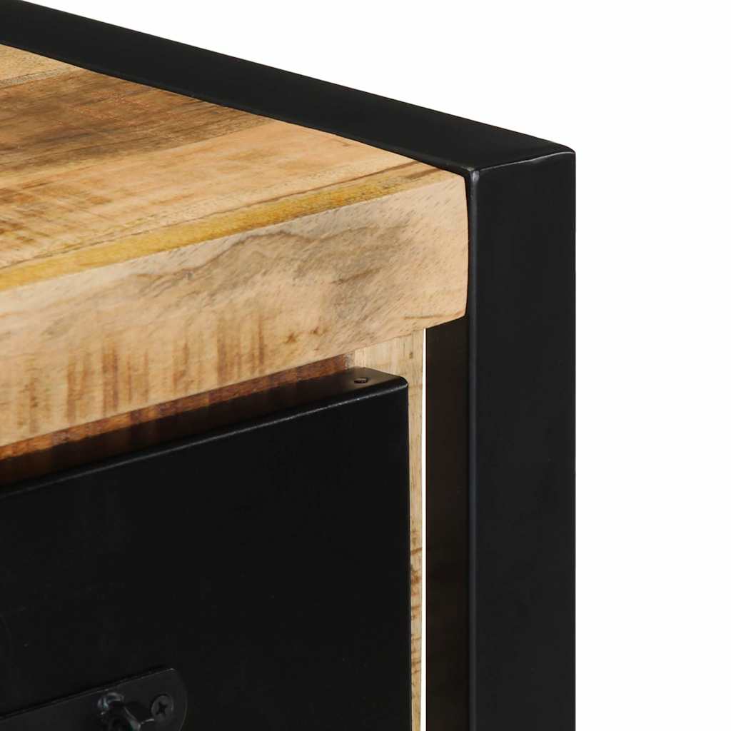 vidaXL Szafka RTV 100x30x25 cm lite drewno surowe mango