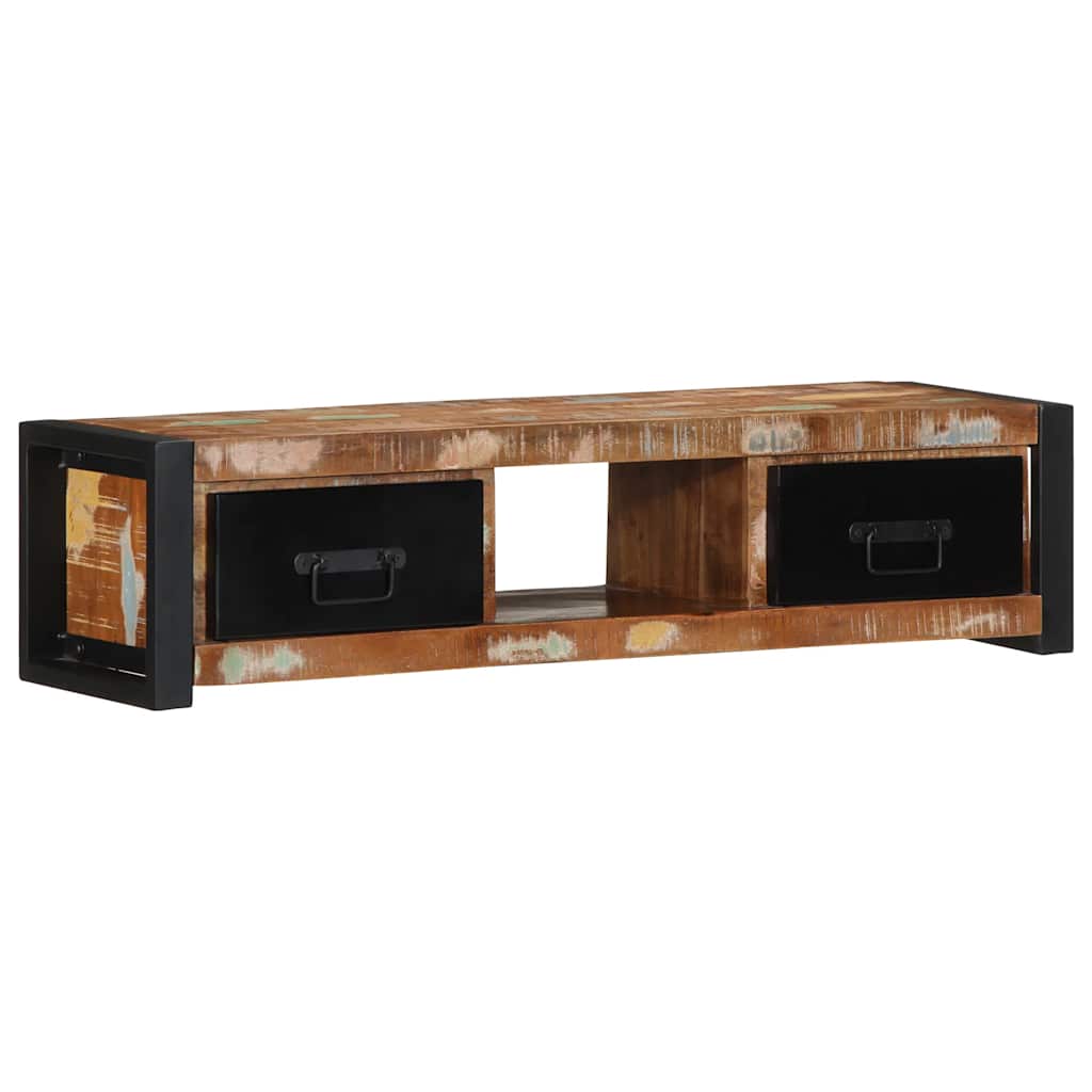vidaXL Szafka RTV 100x30x25 cm Drewno lite odzyskane