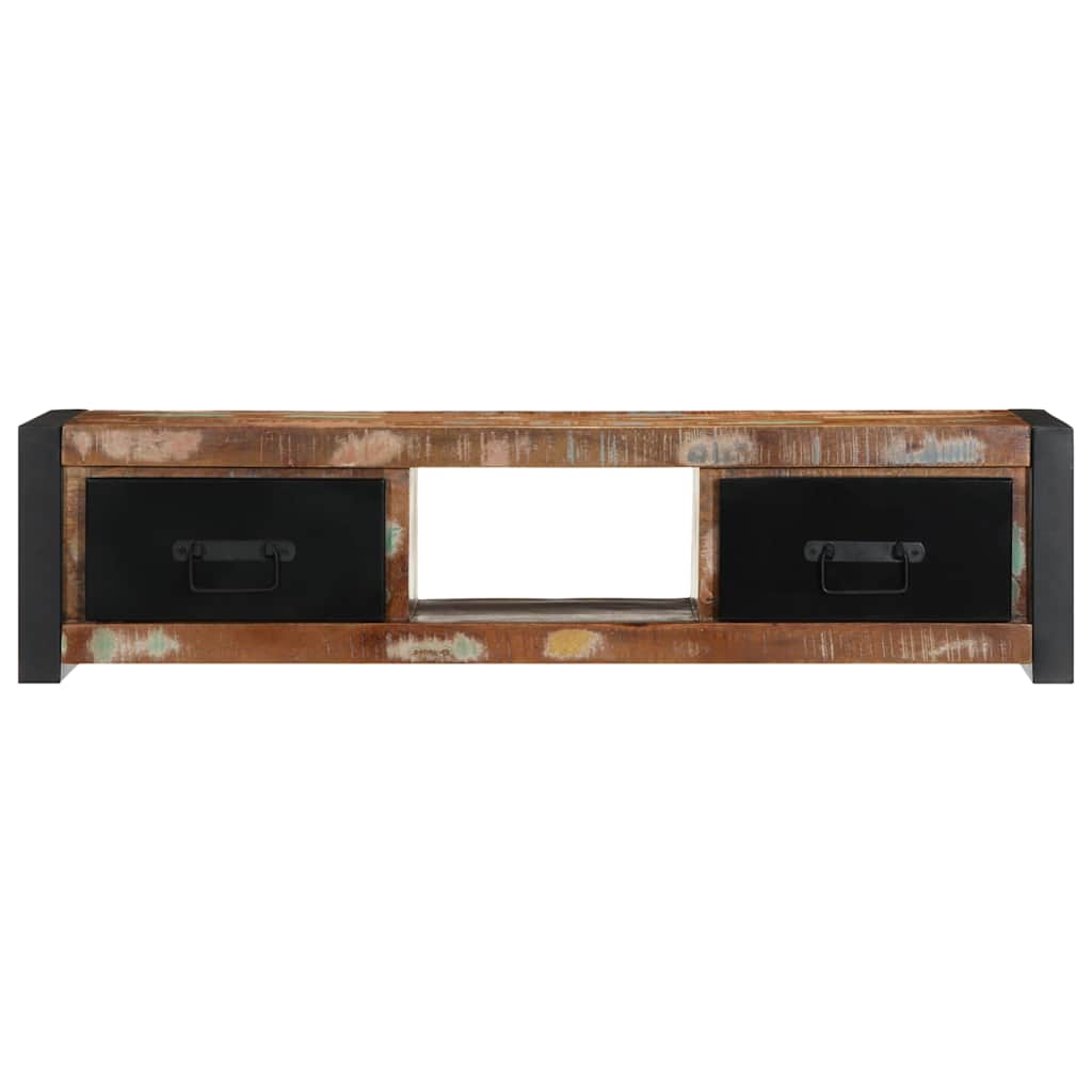 vidaXL Szafka RTV 100x30x25 cm Drewno lite odzyskane