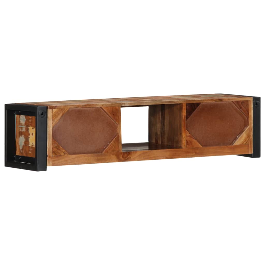 vidaXL Szafka RTV 100x30x25 cm Drewno lite odzyskane