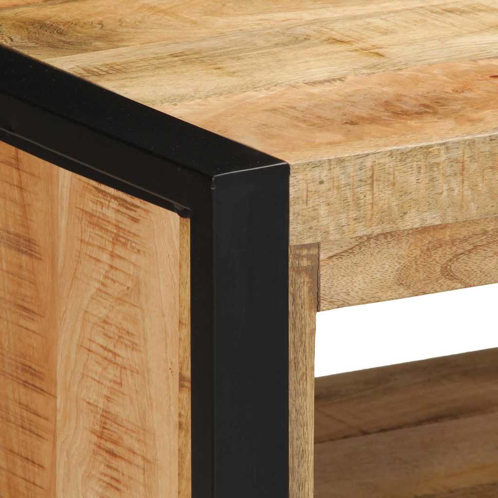 vidaXL Ławka na buty Brązowy 100 x 40 x 50 cm Lite drewno mango