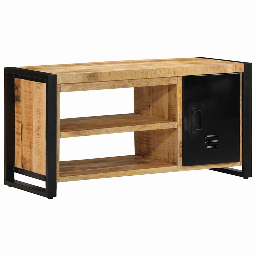 vidaXL Ławka na buty Brązowy 100 x 40 x 50 cm Lite drewno mango