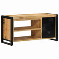 vidaXL Ławka na buty Brązowy 100 x 40 x 50 cm Lite drewno mango